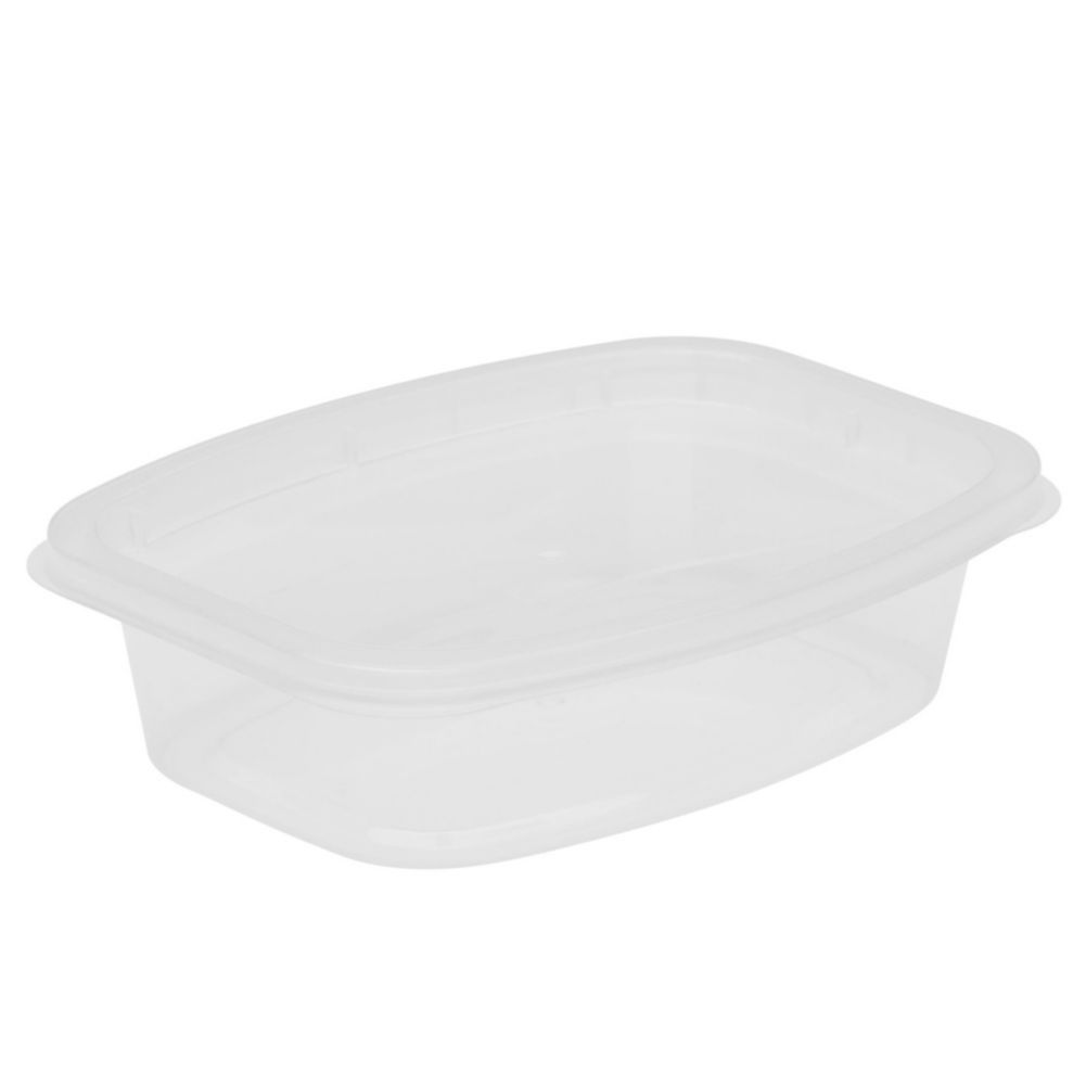 Cube Packaging DR-508-CB Translucent 8 Oz. Container - 400 / CS