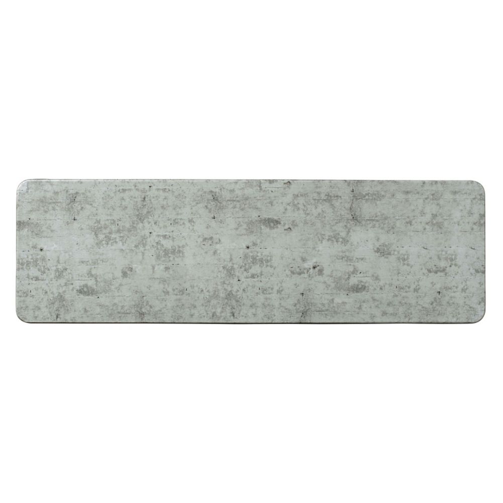 Steelite 68A601EL596 Concrete 21" x 6-3/8" Gastro Tray - 12 / CS