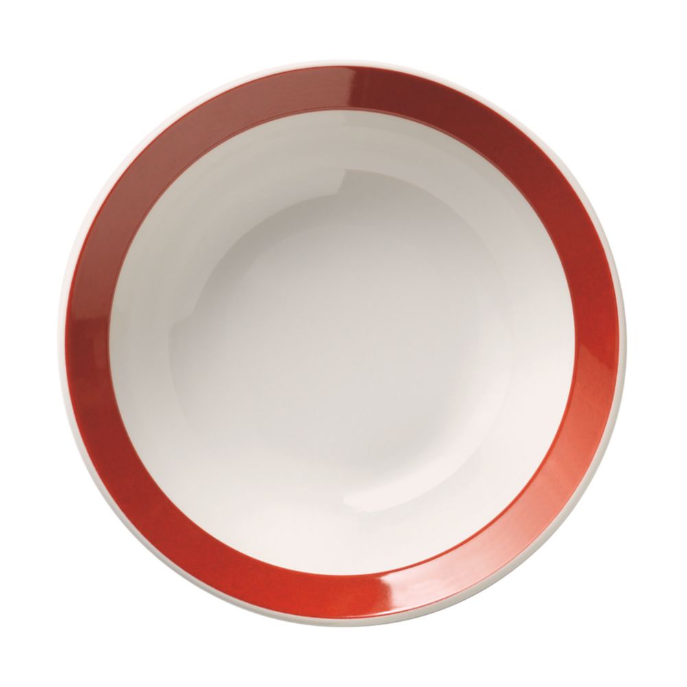 World Tableware BMEL-1131R Red Band Basics 10 Ounce Bowl - 36 / CS ...