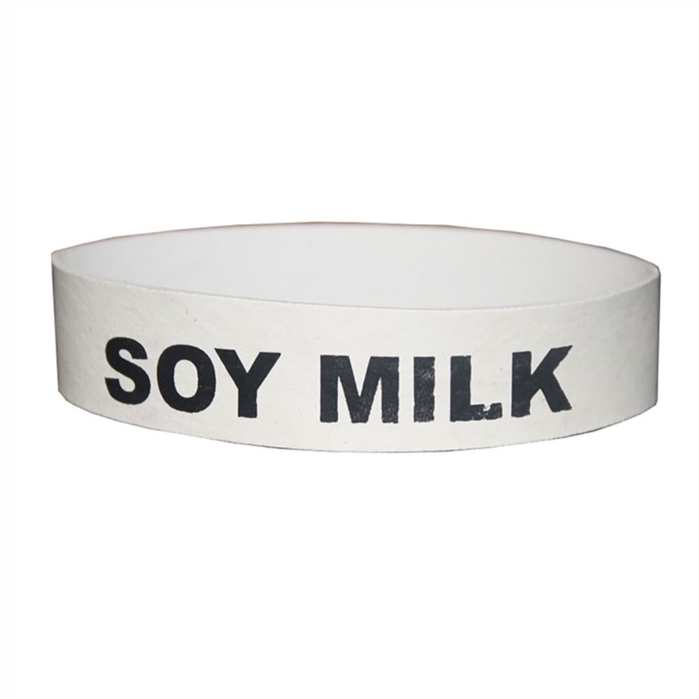 Service Ideas FBSOYMILK Soy Milk Label for 4