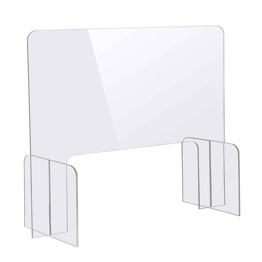 Bon Chef 90177-2 36" x 12" x 31-3/4" Tabletop Safety Shield w/ Window