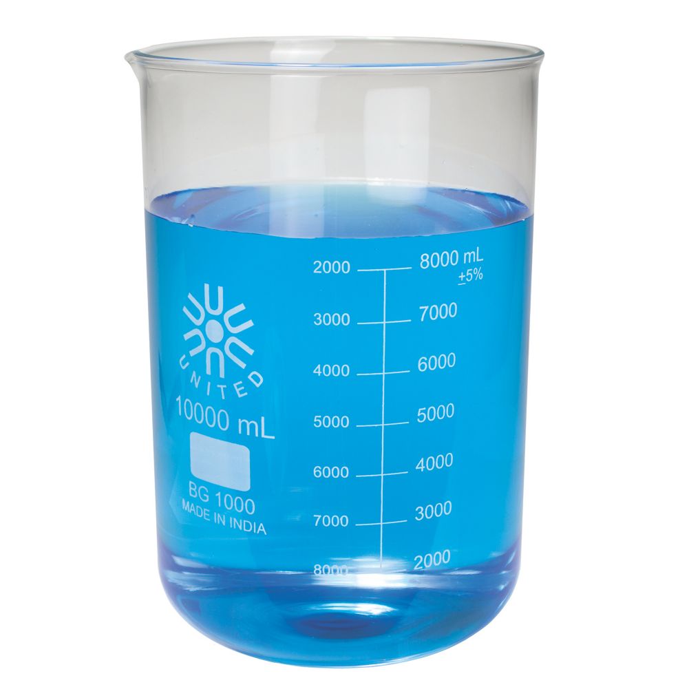 Glass Measuring Cups Pyrex United Scientific 5L Borosilicate Glass