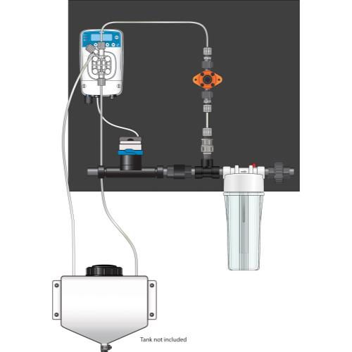 Etatron eOne MicroDosing Pump 0.75 in Assembled Panel (Left to Right