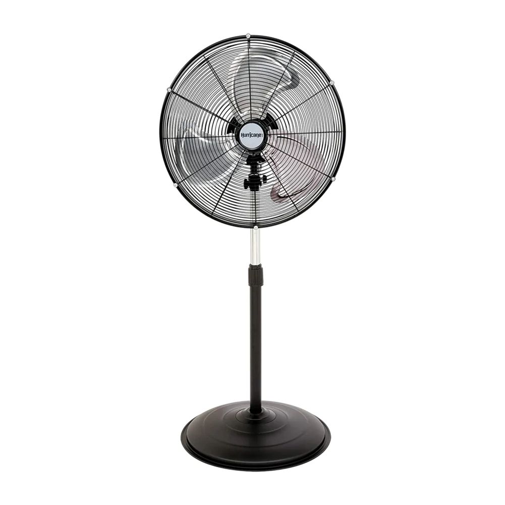 Hurricane Pro High Velocity Oscillating Metal Stand Fan 20 in Omega