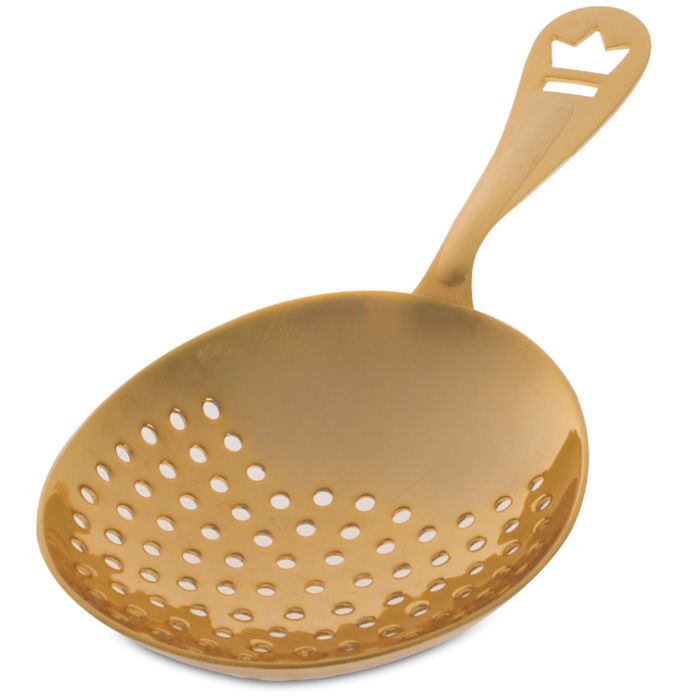 J.B. Prince 1125 G Gold Plated S/S Julep Strainer