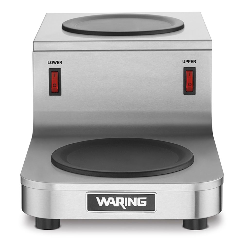 Waring Products WCW20R Step Up Double Coffee Warmer