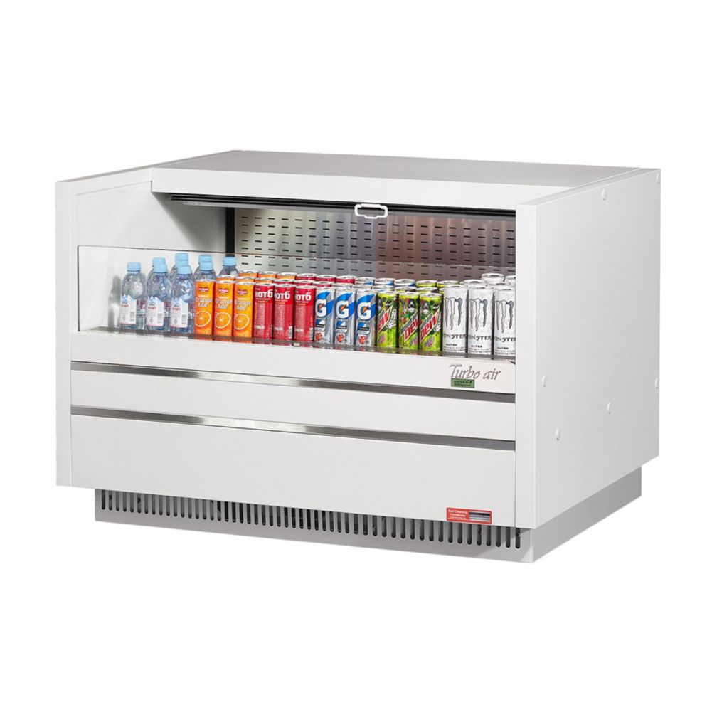 Turbo Air Tom 48uc W B N 6 8 Cu Ft Drop In Horizontal Refrigerated Display Wasserstrom