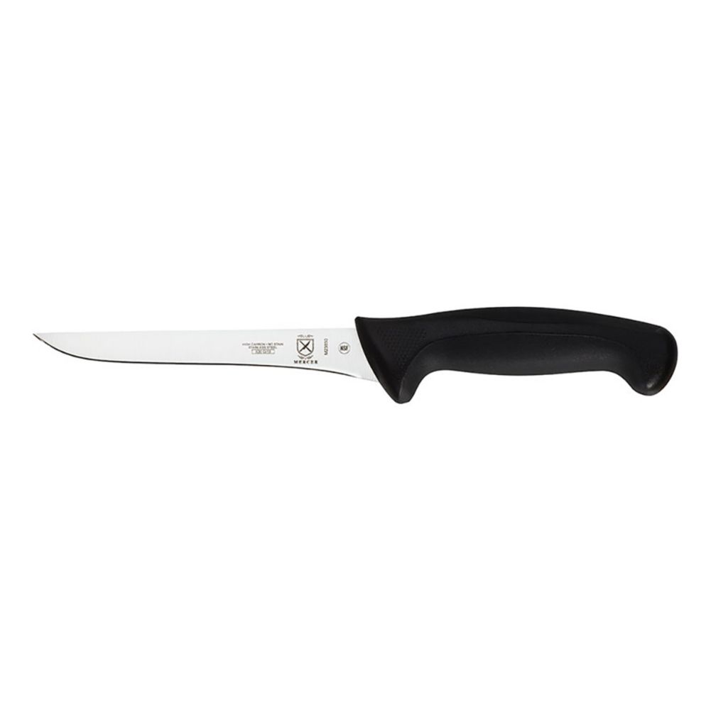 Mercer Culinary M23850 Millennia 6" Boning Knife with Black Handle