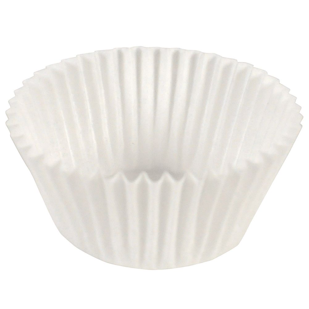 Hoffmaster BL100-2-1/2SP White Fluted 2.5" Baking Cup - 2000 / CS