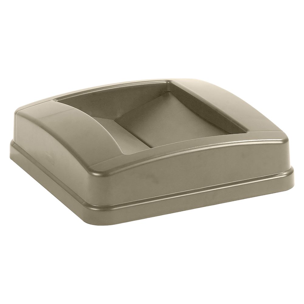 Carlisle 34352506 Beige Swing Square Lid for 23 Gallon Receptacle