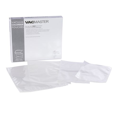 Vacmaster 40725 Chamber Vacuum Packaging 10 x 13 Pouches 3-Mil 250 Per Case 