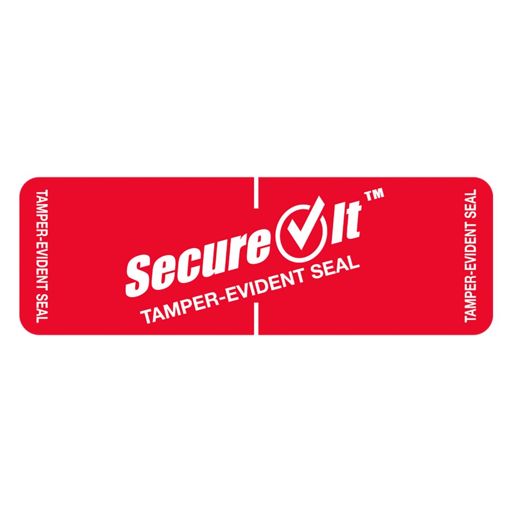 National Checking Co P13SI-2 1" x 3" Secure-It Label - 500 / PK