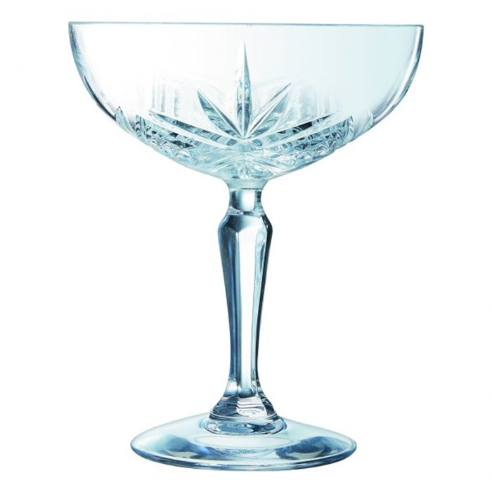Arcoroc P8796 Broadway 8 Ounce Coupe Cocktail Glass 12 / CS Wasserstrom