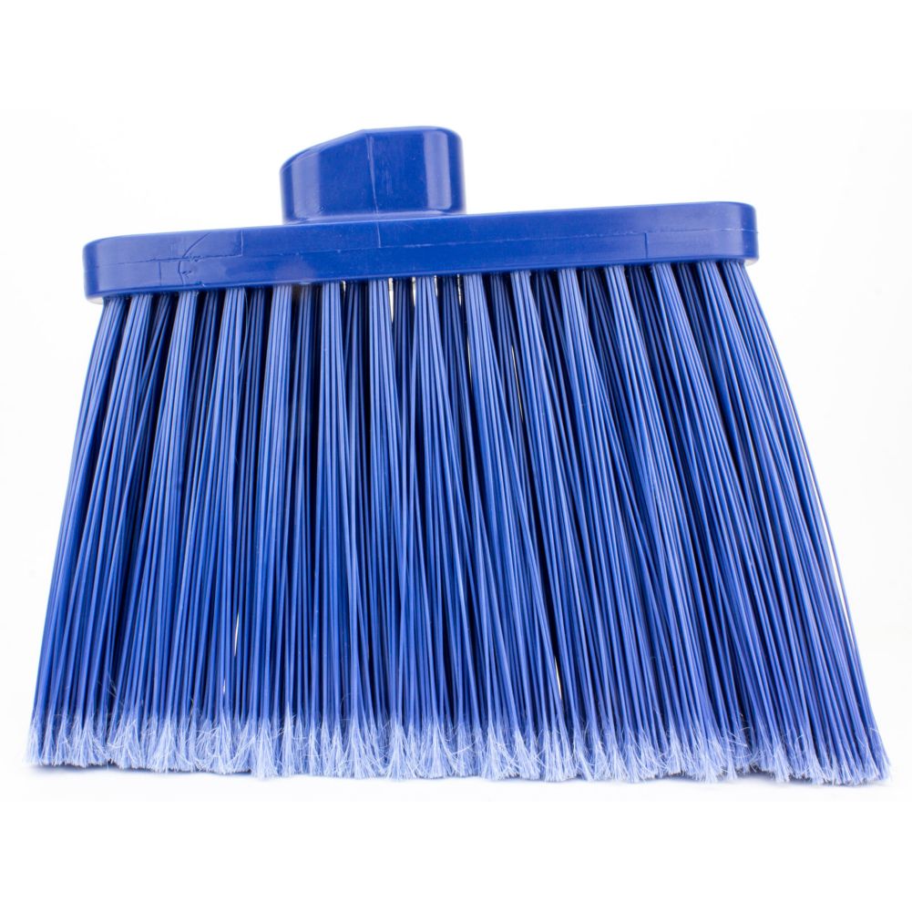Carlisle 36867EC14 Broom Head with Blue Polyester Bristles