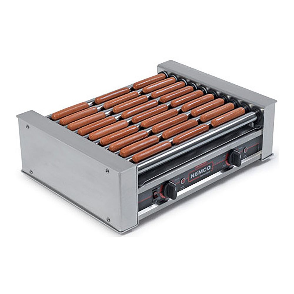 Nemco 8010 120V 10 Capacity Hot Dog Roller Grill