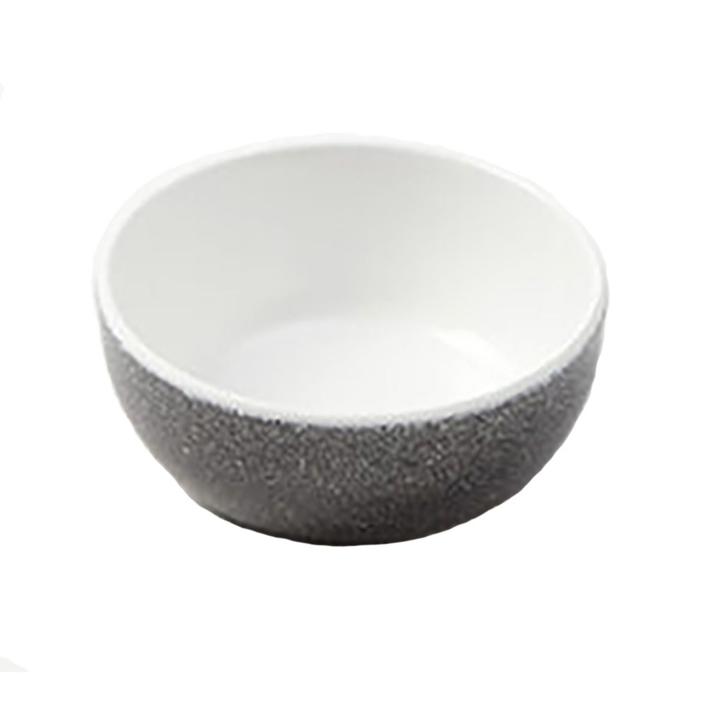 American Metalcraft GGRB3 White/Black Speckled 4 Ounce Round Bowl