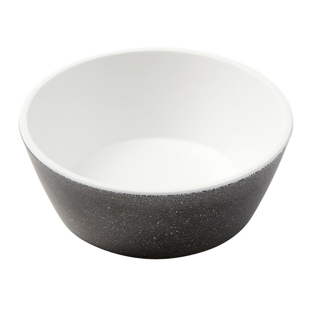 American Metalcraft GGRB6 White/Black Speckled 18 Ounce Round Bowl