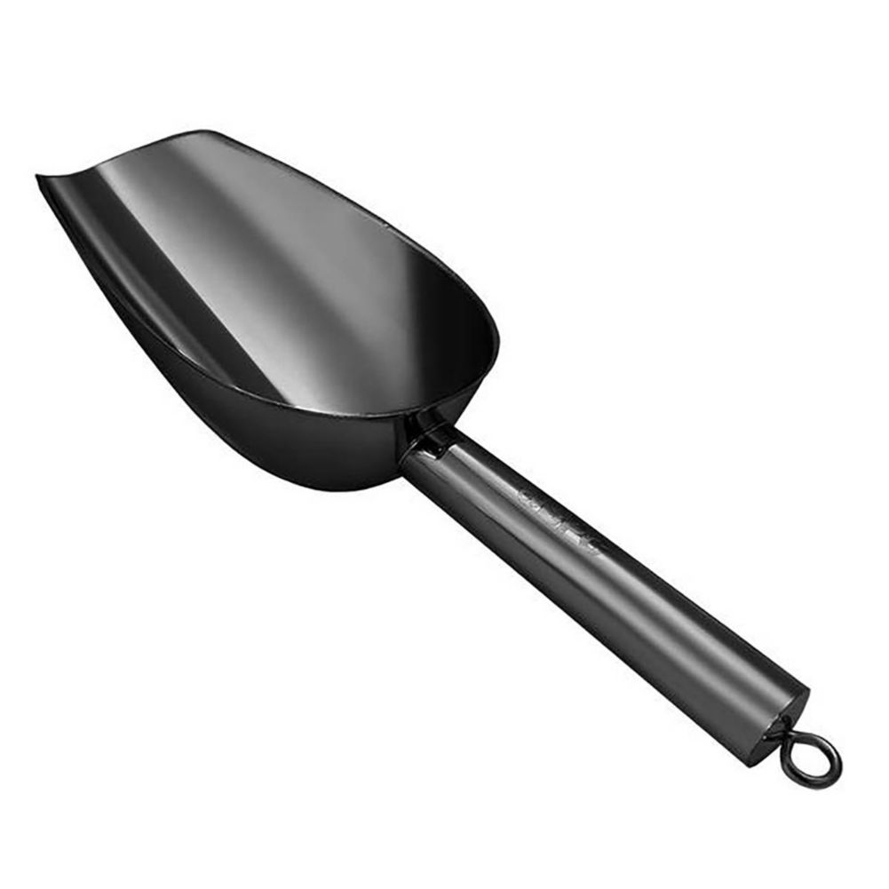 ISCOOPGM Gun Metal Plated Ice Scoop Wasserstrom