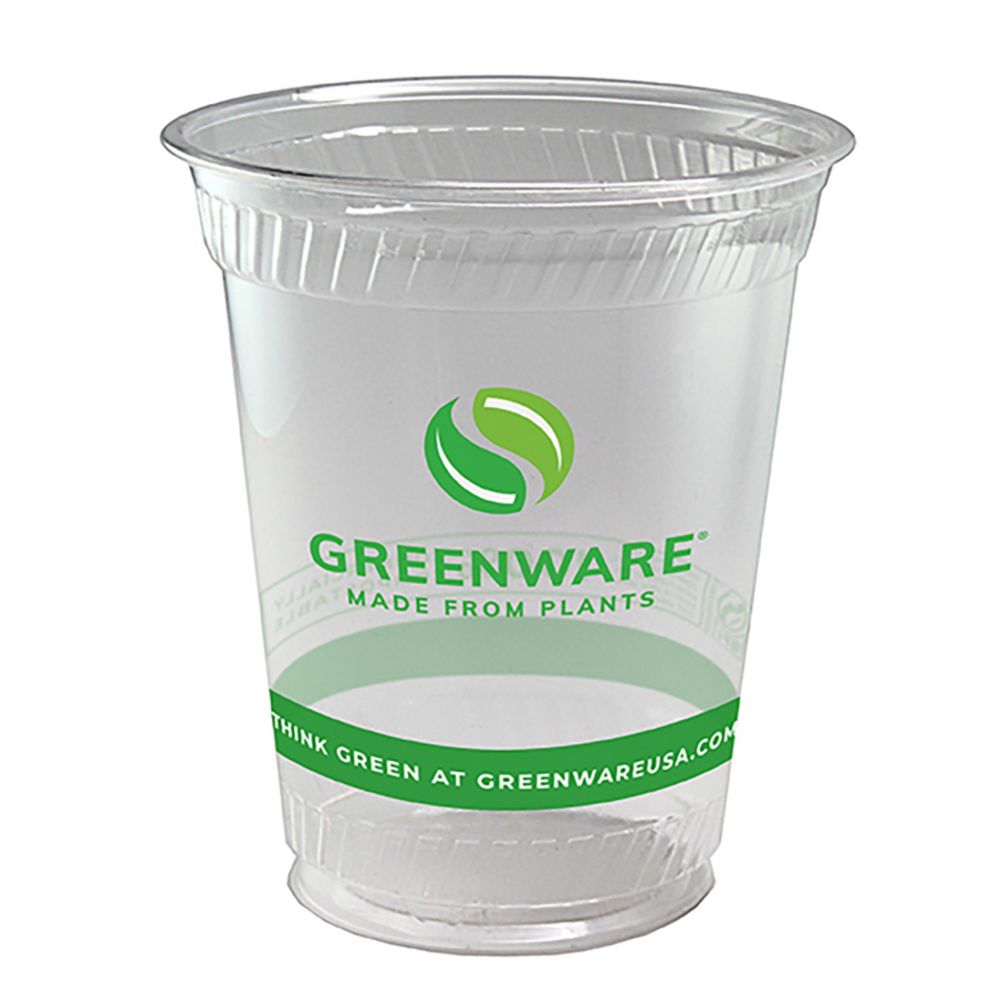 Fabri-Kal 9509222.01 Greenware 10 Ounce Plastic Cold Cup - 1000 / CS
