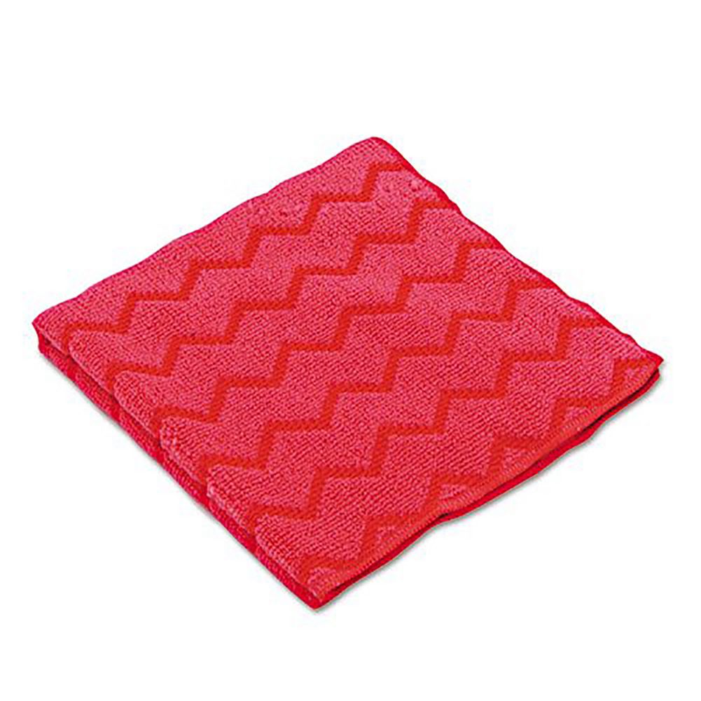 Rubbermaid FGQ62000RD00 HYGEN Red 16" x 16" Microfiber Cloth