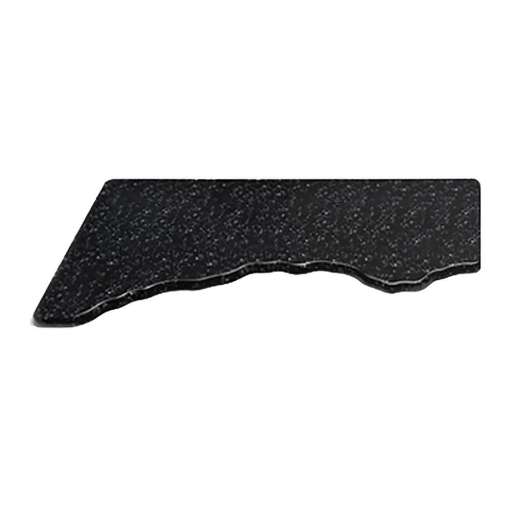 EGS QS2413L-GB Fo Granite Black 23-3/4" x 13" x 5/8" Riser