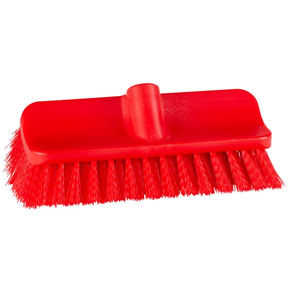 Remco 366214 ColorCore Red Stiff High-Low Deck Brush
