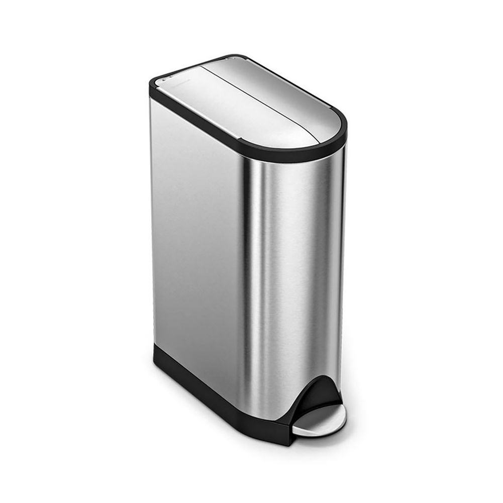 simplehuman CW2058 Brushed Butterfly 18 Liter Trash Container