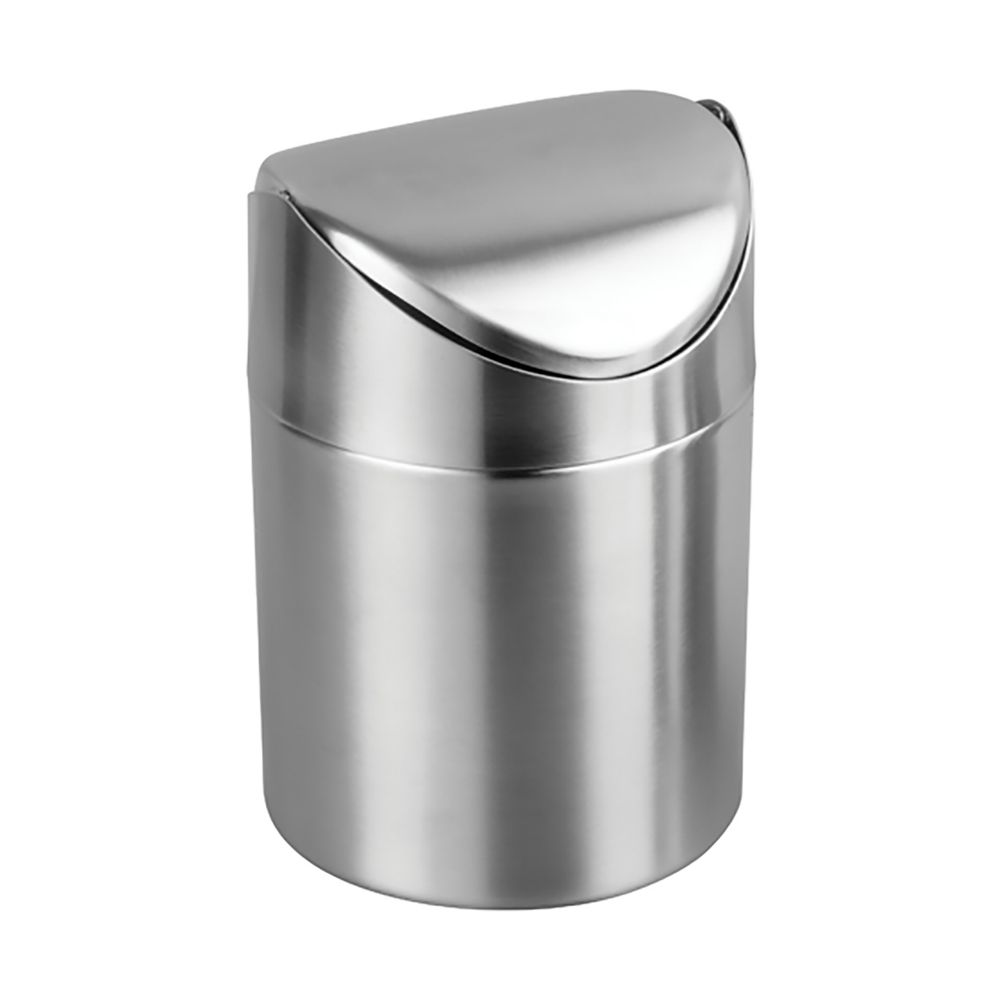 Winco DDSF-101S S/S Round 4-3/4" x 6" Mini Waste Can