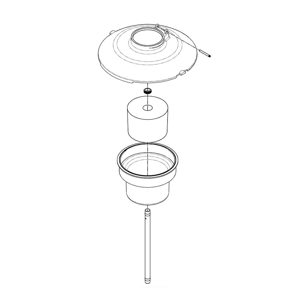 Bunn 54489.0000 GEN3 Lid Assembly for 1.5 Gallon TF Server | Wasserstrom