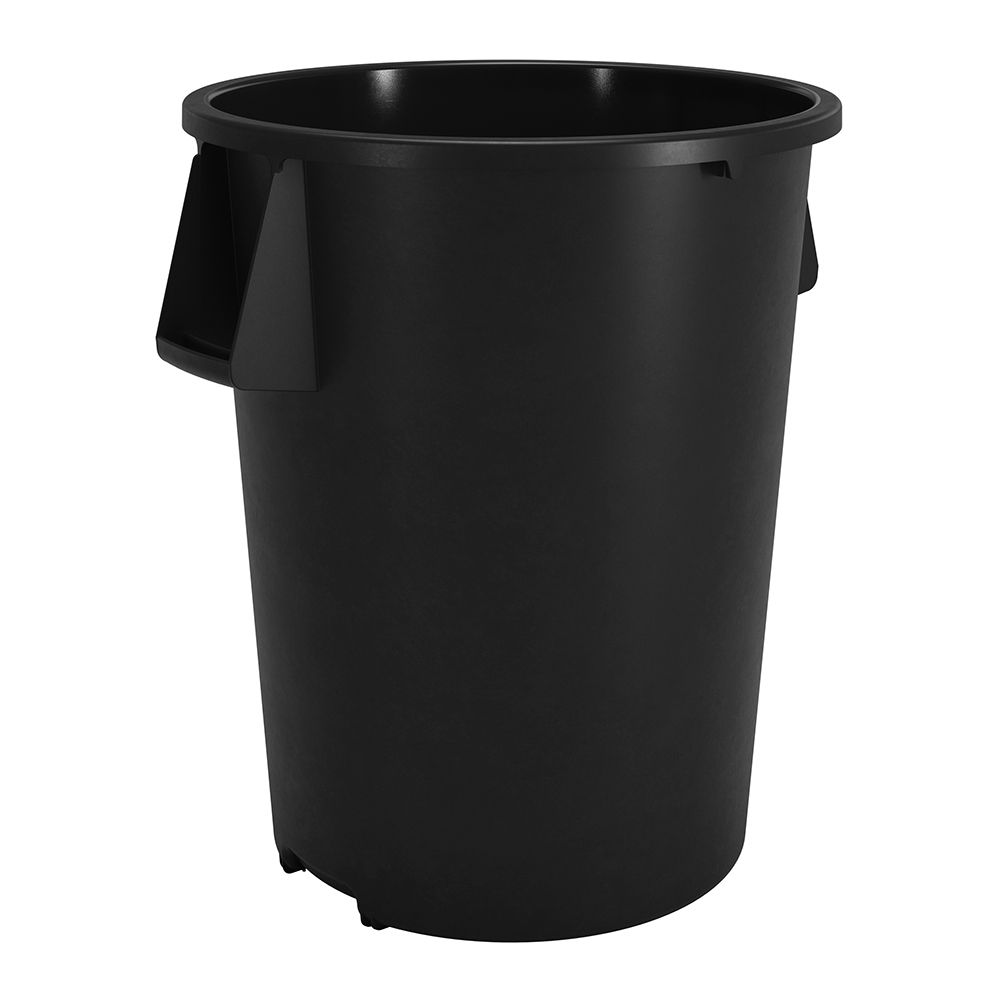Carlisle 84105503 Bronco™ Black 55 Gallon Waste Container