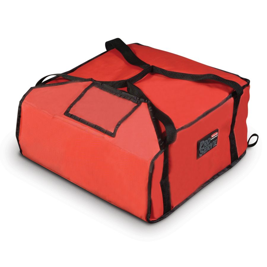 Rubbermaid FG9F3600RED PROSERVE Medium Red Pizza Delivery Bag