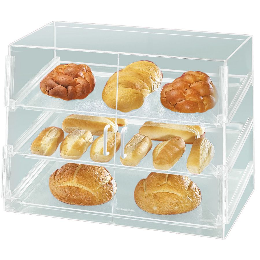 Cal-Mil P254SS Countertop Slant Front 26.5 x 22.5" Display Case