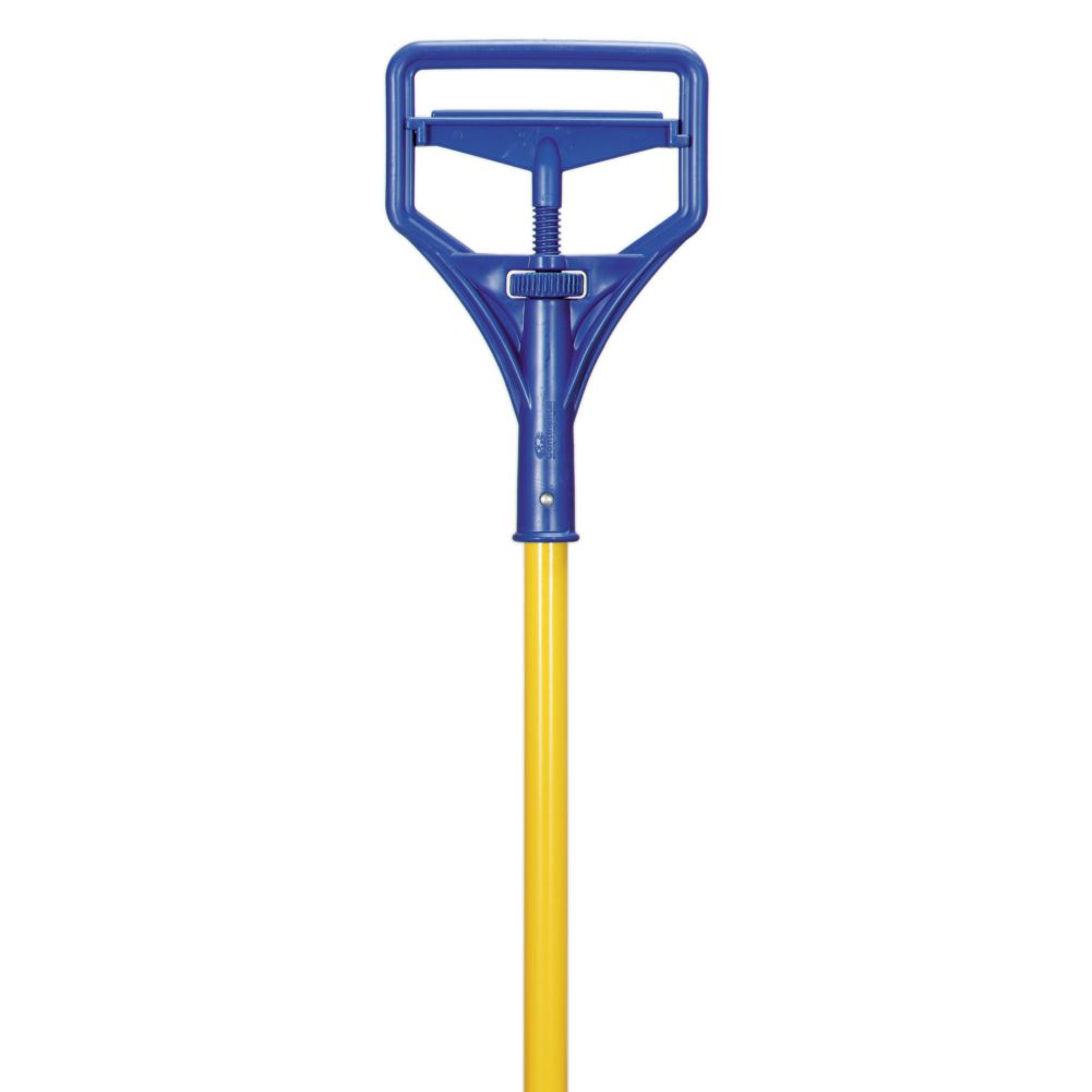 Continental 596 Yellow Fiberglass 60" Night Stick Mop Handle Wasserstrom