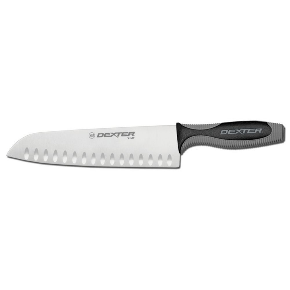 Dexter Russell V144-9GE-PCP V-lo 9" Duo-Edge Santoku Chef's Knife