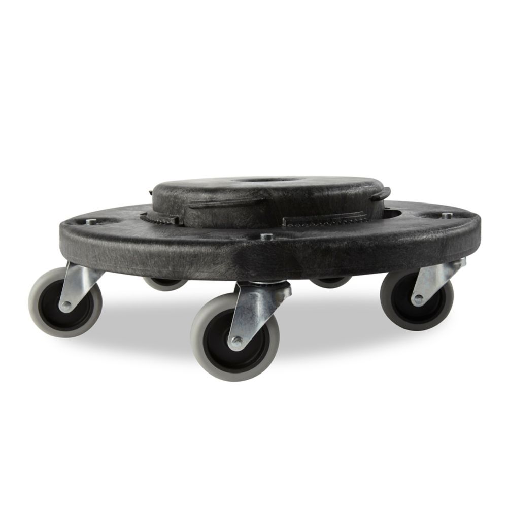 Rubbermaid FG264000BLA BRUTE Black Dolly for 20-55 Gallon Containers