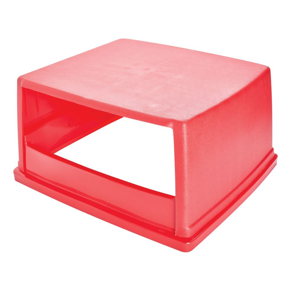 Rubbermaid FG256V00RED Top w/o Doors for 256B Glutton Container