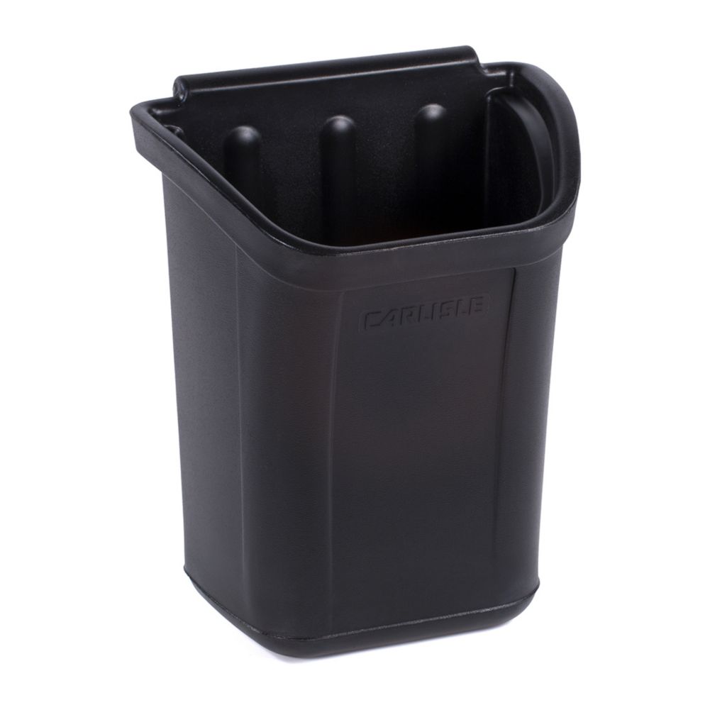 Carlisle CC11TH03 Black Trash Bin for Bussing Cart | Wasserstrom