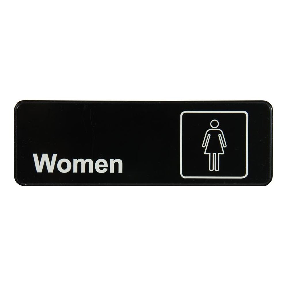 Traex® 4516 Women's Restroom Sign with White Letters