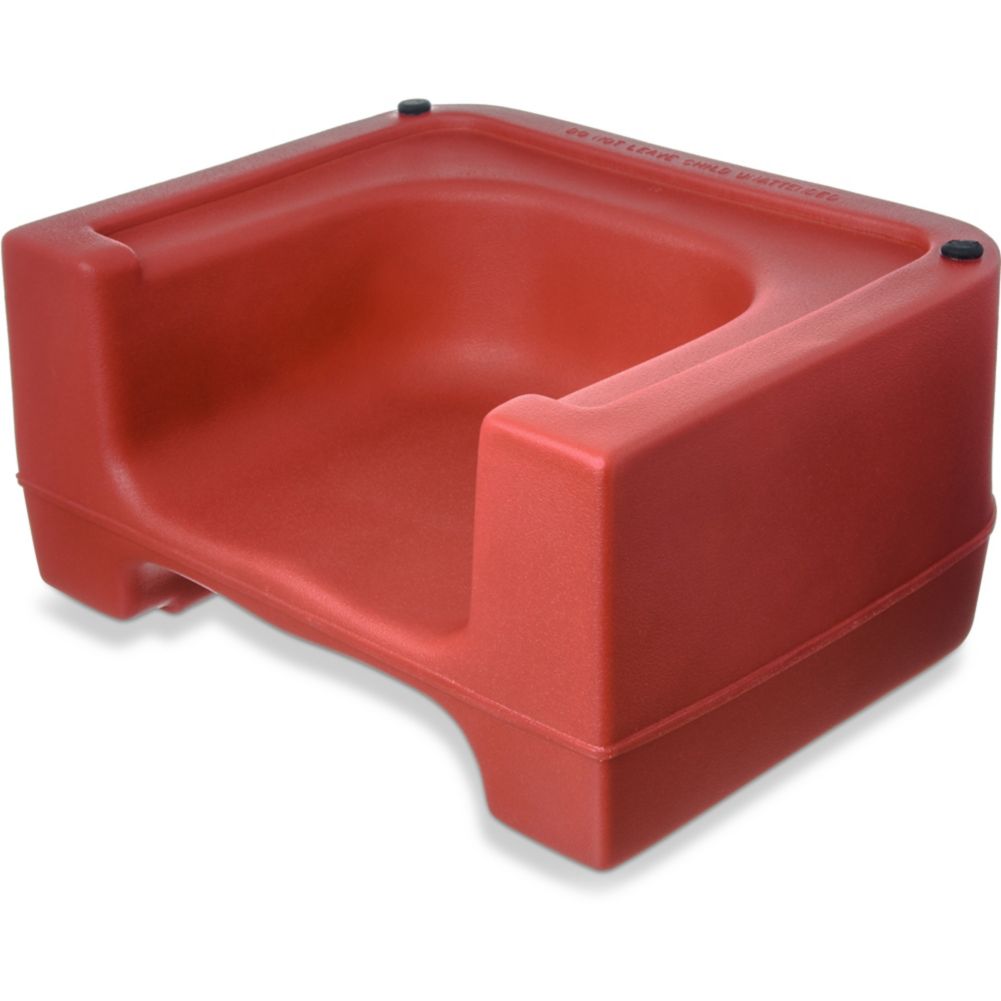 Carlisle 711005 Polyethylene Extra Strong Booster Seat Red Case of 4 8 x 12.5 x 15.5 