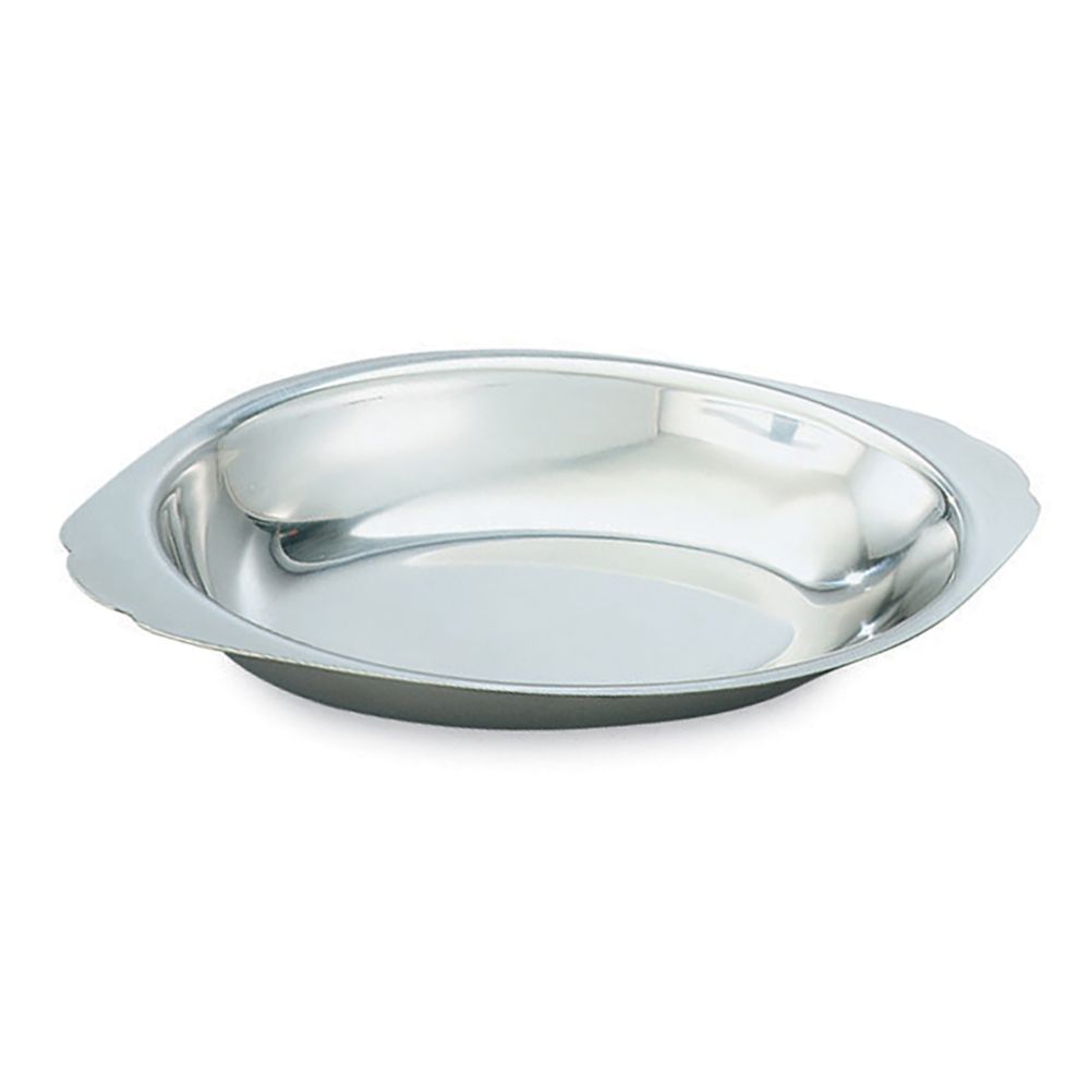 Vollrath® 47429 Oval Mirror Finish S/S 20 Ounce Au Gratin Dish