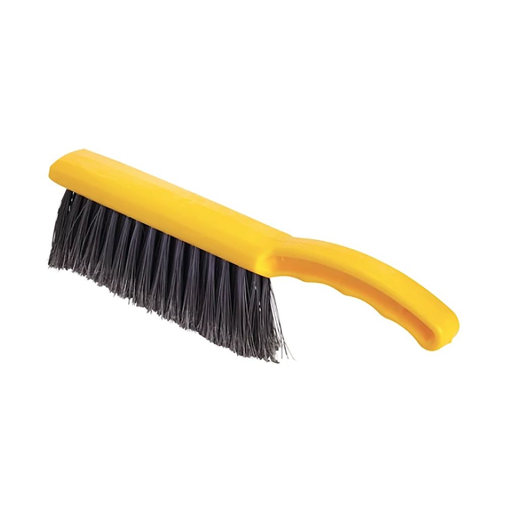 Rubbermaid FG634200SILV 12.5" Counter Brush with Yellow Block Handle