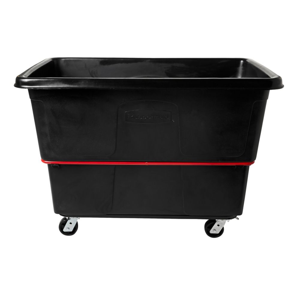 Rubbermaid FG472700BLA Black Heavy Duty 27 Cu. Foot Utility Truck