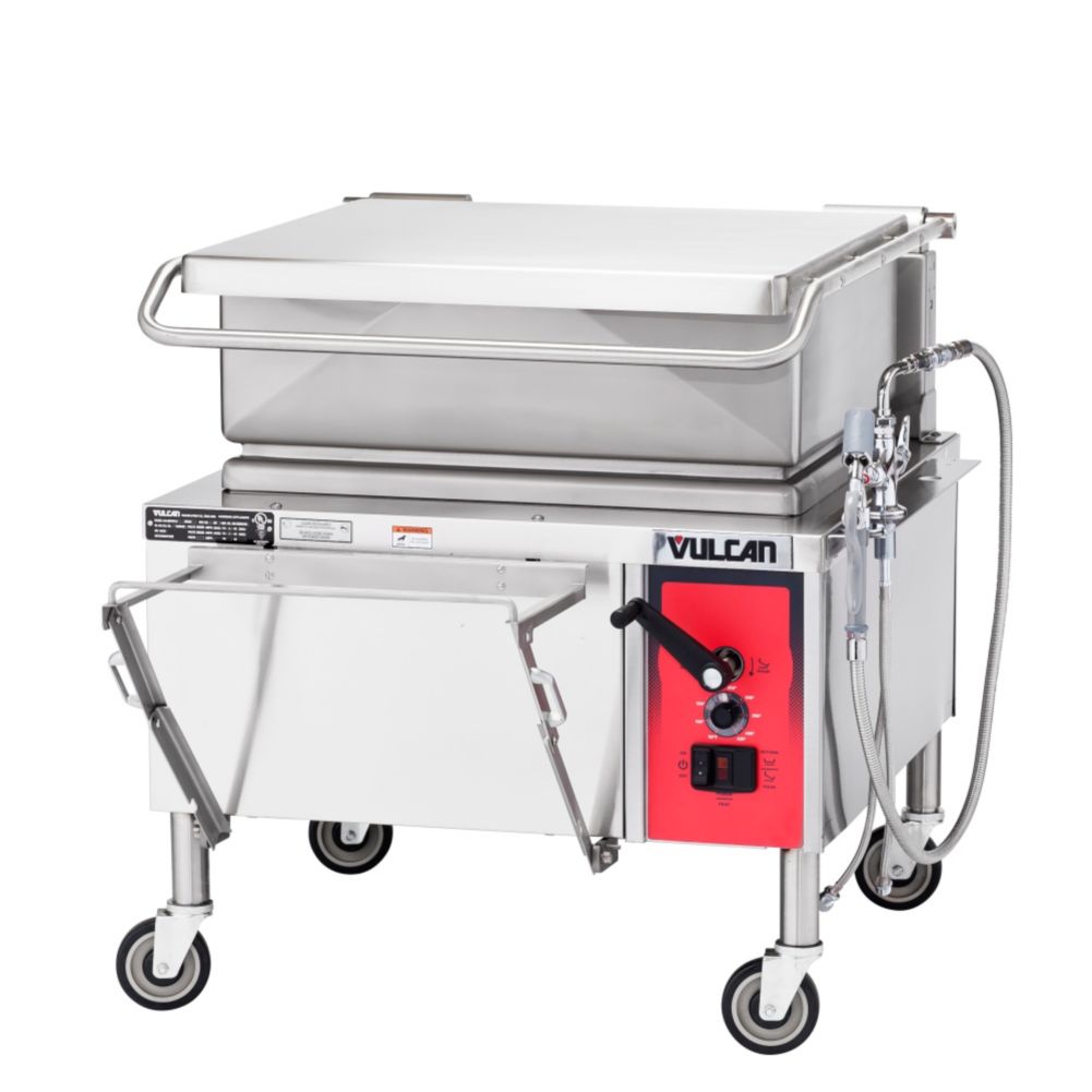 Vulcan VG30 Gas 30 Gallon Braising Pan with Manual Tilt Wasserstrom