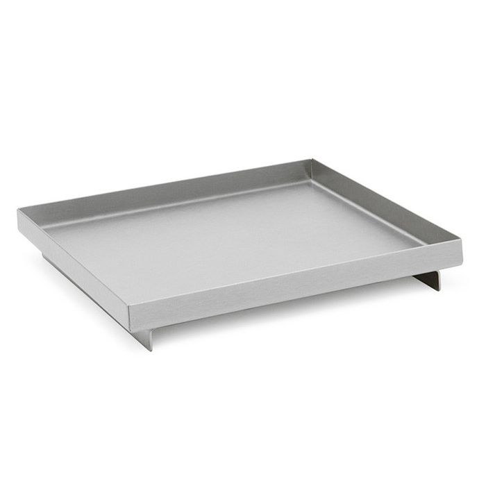 FOH RTR015BSS12 Stainless 6" Square Footed Tray - 6 / CS