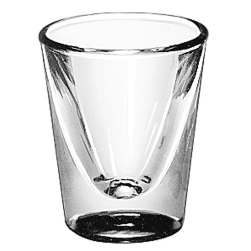 Libbey 5122 Whiskey Service 1 Oz. Lined Glass - Dozen