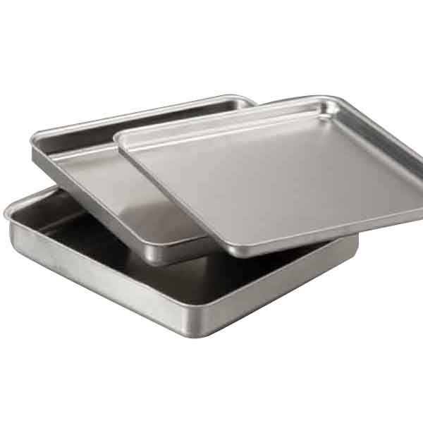 American Metalcraft HCSQ1020 HC Aluminum 10" Square Pizza Pan Wasserstrom