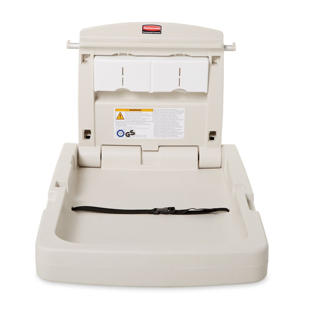 rubbermaid wall mounted changing table