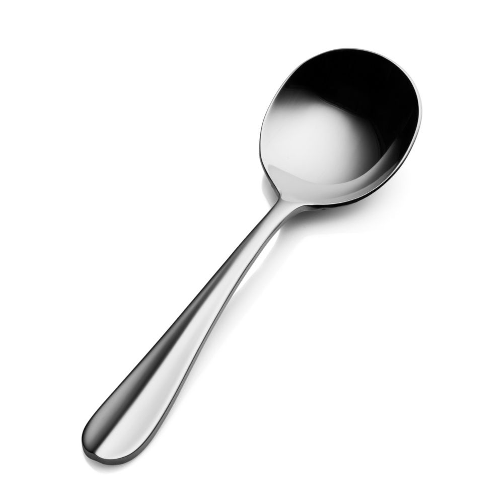 Bon Chef S101 Monroe 18/8 Stainless Steel Bouillon Spoon - Dozen