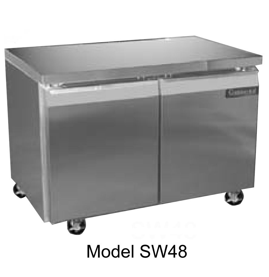 Continental Refrigerator 13.4 Cu Ft 2Drawer WorkTop Refrigerator