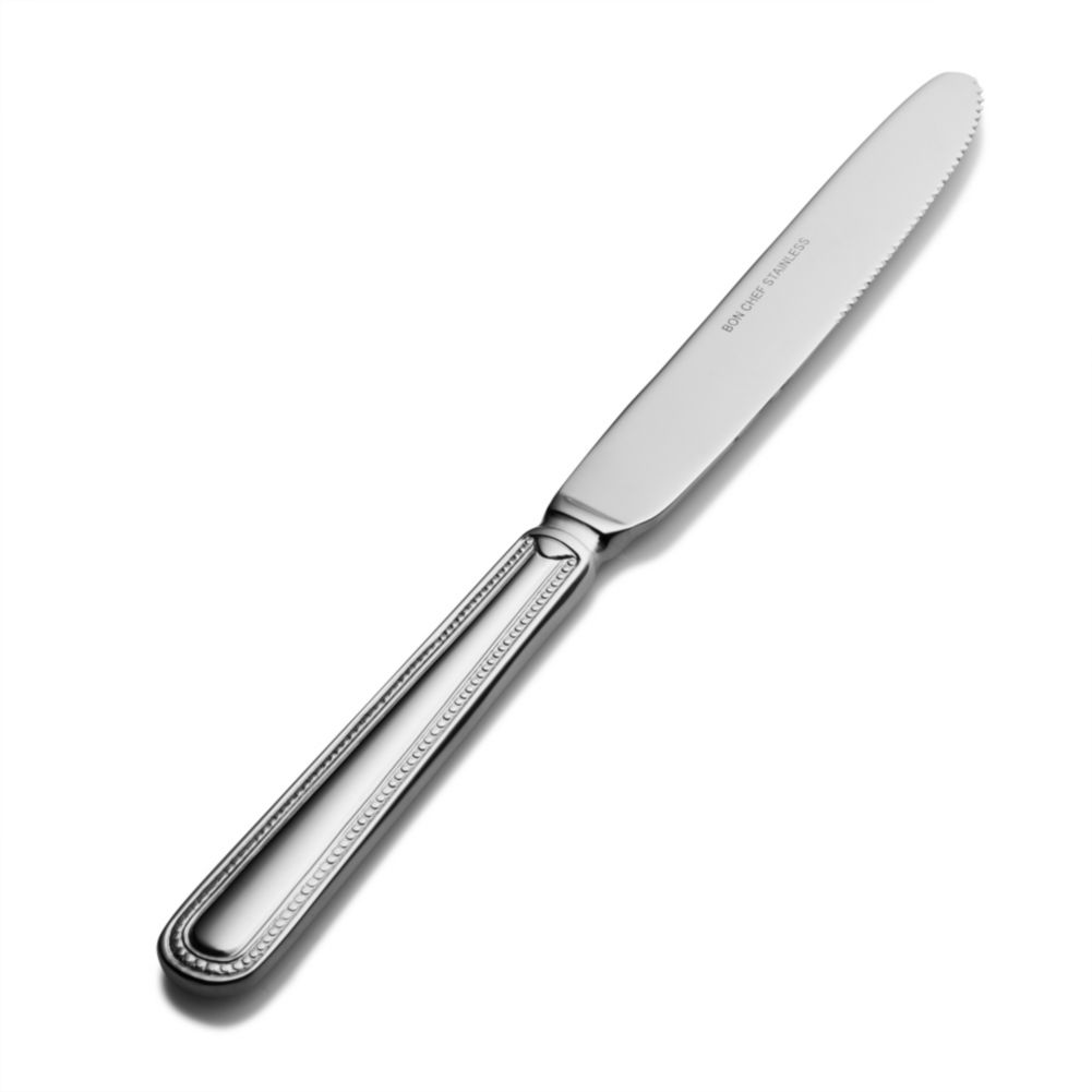 Bon Chef S711 Bolero 18/8 Stainless Steel SH Dinner Knife - Dozen
